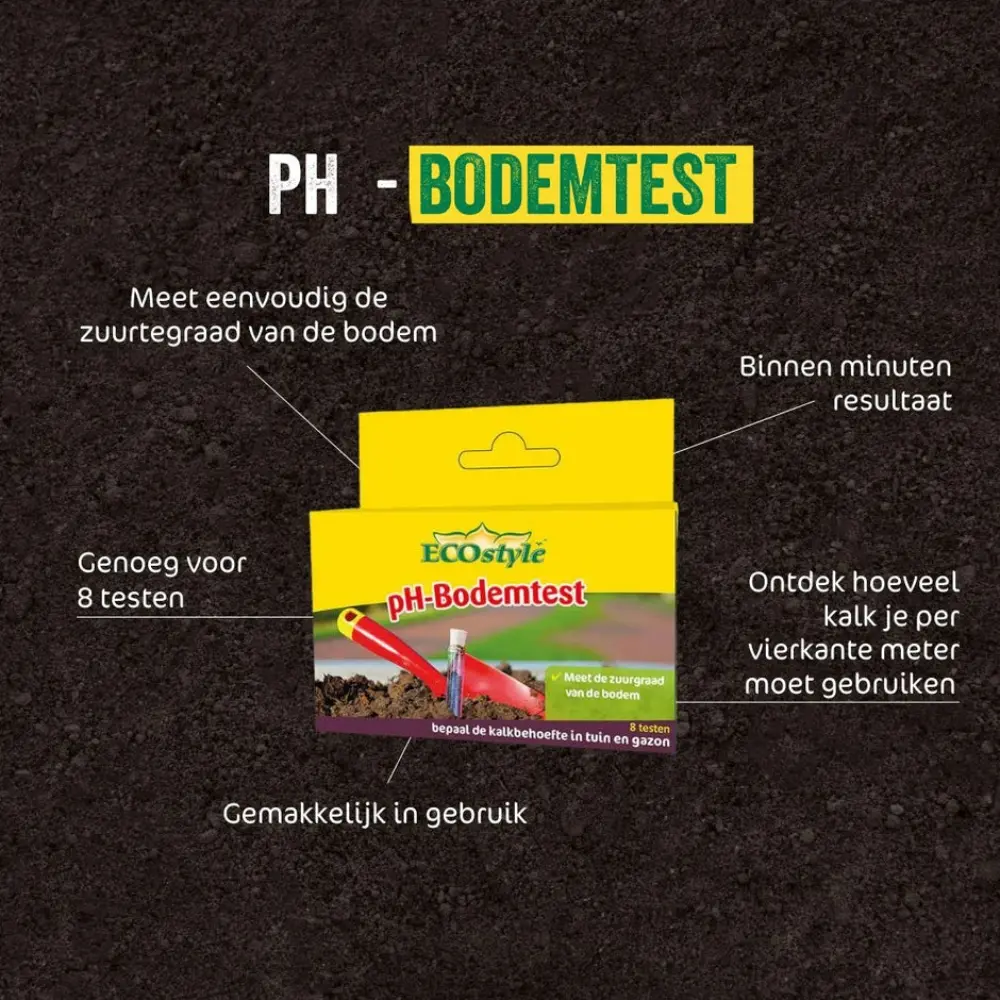 Bodemtest 8stks | Ecostyle 